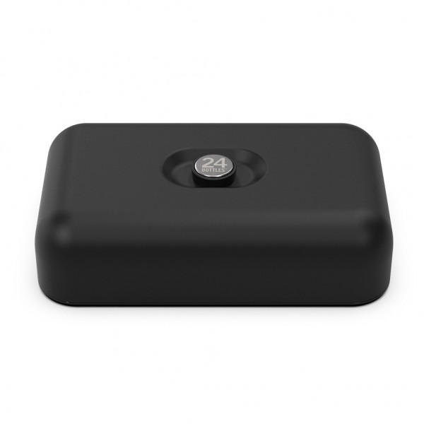 LUNCHBOX ALL-IN-1 SET in der Farbe TUXEDO BLACK von 24Bottles. Edelstahl Lunchbox groß - BPA-FREE und auslaufsicher.