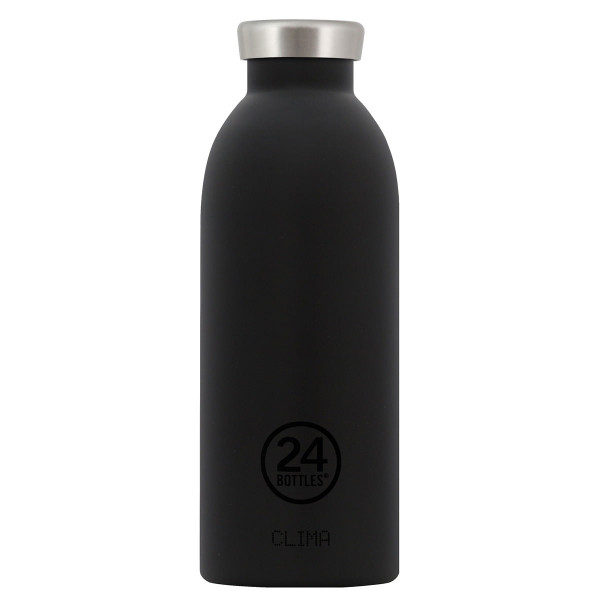 24 Bottles Thermosflasche 0,5L CLIMA aus Edelstahl, schwarz