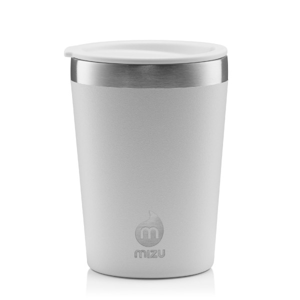 Bicchiere Termico Mizu Tumbler 16 – Acciaio Inox, Argento, Unisex Adulto
