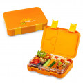 Orange Lunchbox JUNIOR für Kinder! Die schmatzfatz Kinderlunchbox 6 Fächern / 4 Fächern.
