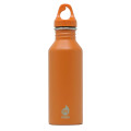 Trinkflasche M5 burnt orange von MIZU mit 500 ml Volumen. Orange Edelstahlflasche - robust, leicht, auslaufsicher, BPA-frei
