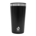 MIZU T16 Tumbler in schwarz. Doppelwandiger Thermobecher aus Edelstahl.
