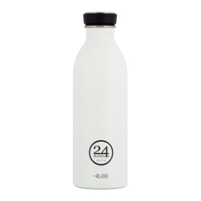 Trinkflasche 0,5 Liter weiß (ice white)von 24Bottles.