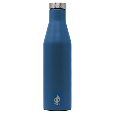 Thermosflasche S6 Slim-Line von MIZU Design. Doppelwandige Trinkflasche in ocean blue. Schlanke Isolierfalsche - BPA-frei, geschmacks- und geruchsneutral.
